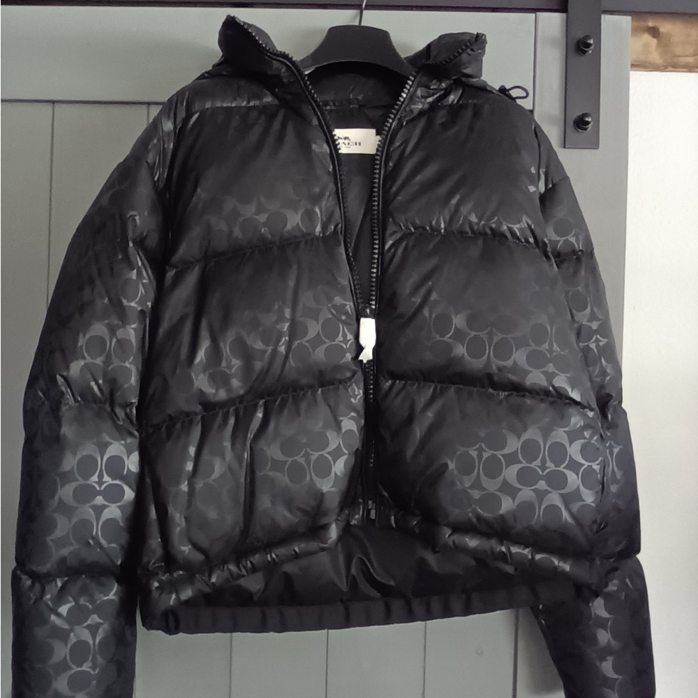 Coach Women's Black Puffer Jacket